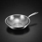 Pure Titanium Wok Pan | Flat Bottom