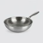 Pure Titanium Wok Pan | Flat Bottom