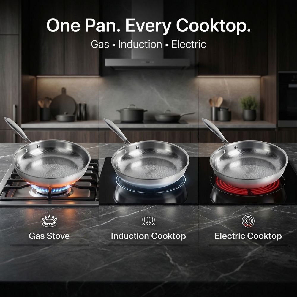 Pure Titanium Cookware Bundle Pro