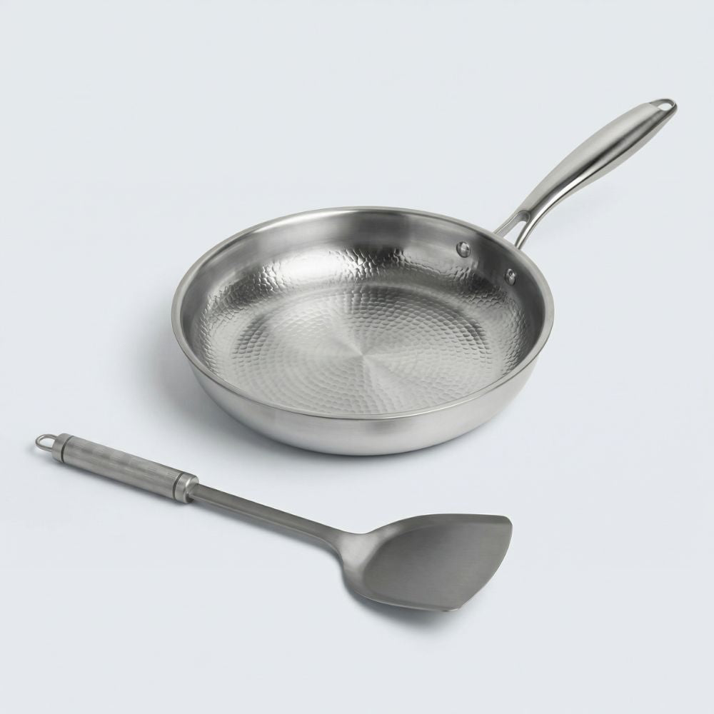 Pure Titanium Frying Pan with Utensil | Bundle