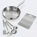 Pure Titanium Kitchen Essentials Set | 6-Piece Cookware Bundle