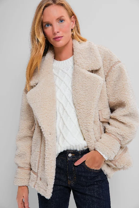 Extra Discounts tailored fit jacketFossil Ari Sherpa Coat