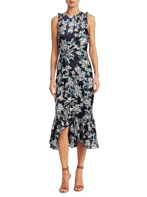 Huge Discounts trendy bodycon dressMirna Dress In Navy Multi
