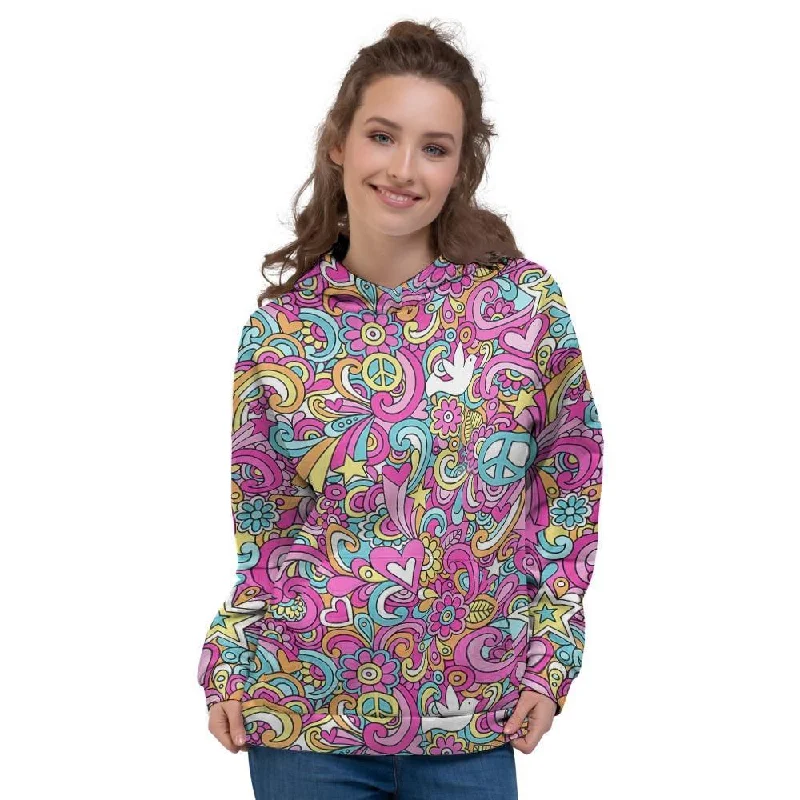 Super Deal Abstract Hippie Women's Hoodie