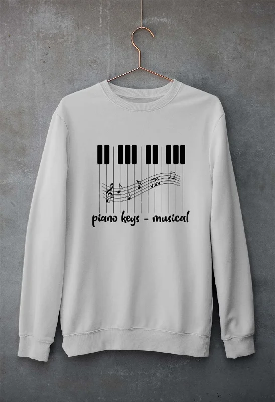 One-DAY Sale zip-up gym hoodiePiano Unisex Sweatshirt for Men/Women
