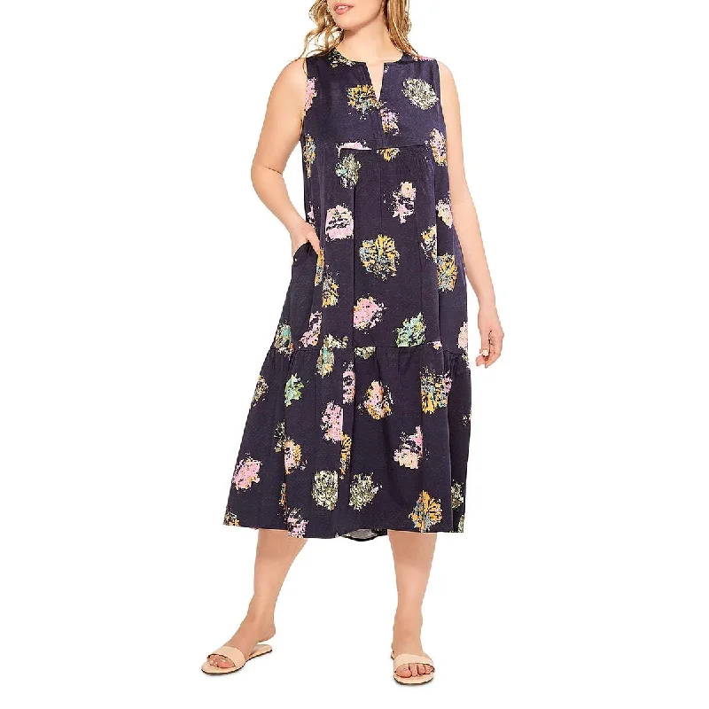 Stock Up and Save casual summer dressNic + Zoe Womens Plus Smocked Long Shift Dress