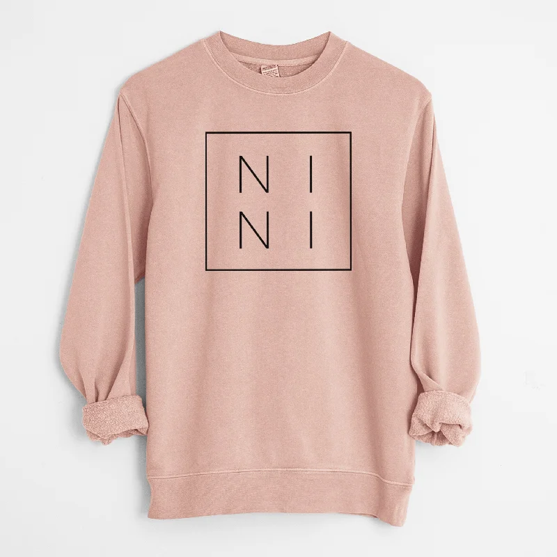 Best Seller sleek workout sweatshirtNini Boxed - Unisex Pigment Dyed Crew Sweatshirt