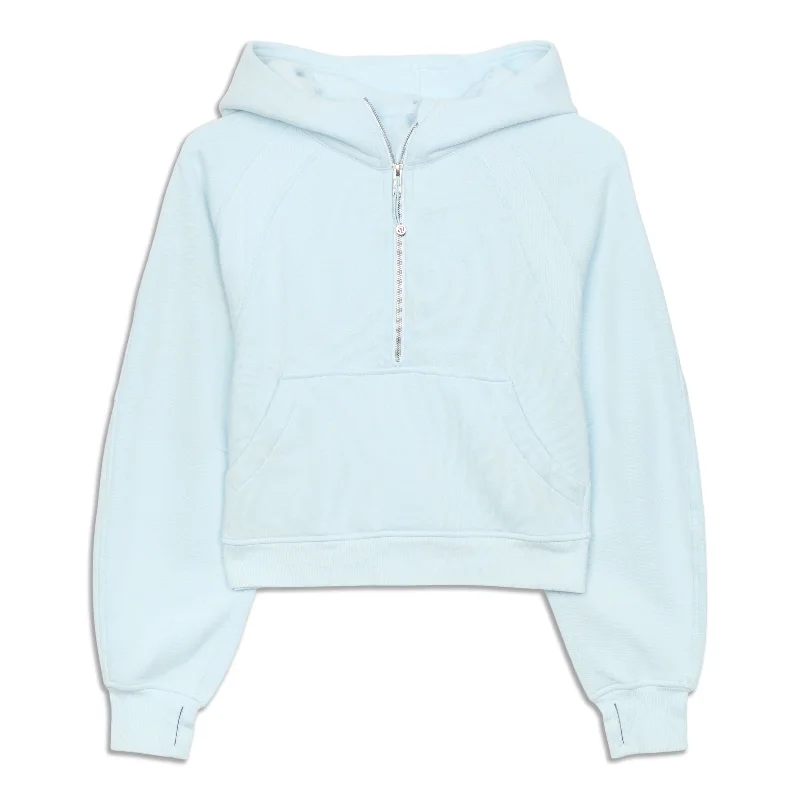 Deal Frenzy Scuba Oversized Half-Zip Hoodie - Resale