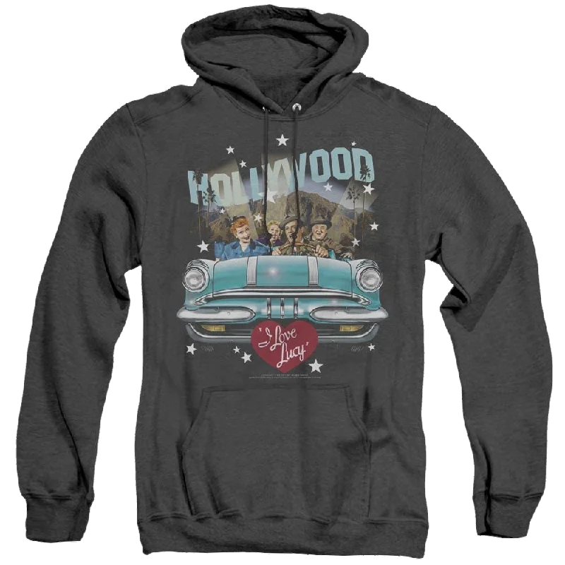 Midnight Madness cozy hooded sweatshirtI Love Lucy Hollywood Road Trip - Heather Pullover Hoodie