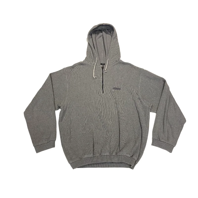 Deal of the Week Belfe & Belfe Active 1/2 Zip Hoodie | Vintage high End Activewear Grey VTG