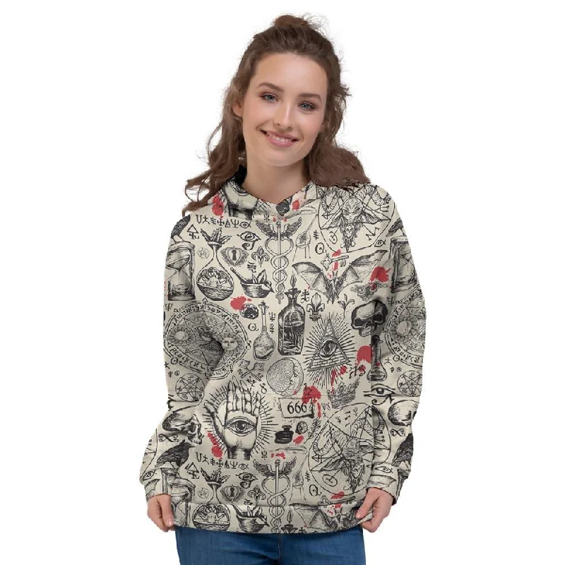 Get It Before It’s Gone Freemason Satanic Gothic Witch Women's Hoodie