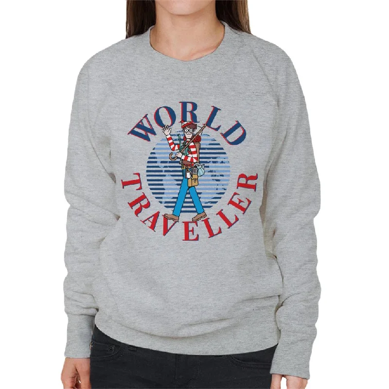 Grand Opening Sale warm athletic hoodieWhere's Wally World Traveller Women's Sweatshirt