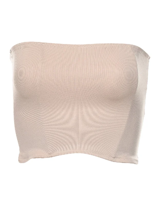 Best Bargains urban jacketBeige Bandeau Top - XS