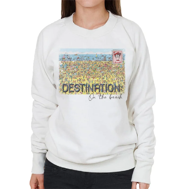 Exclusive Access fitness hoodie for trainingWhere's Wally Destination On The Beach Women's Sweatshirt