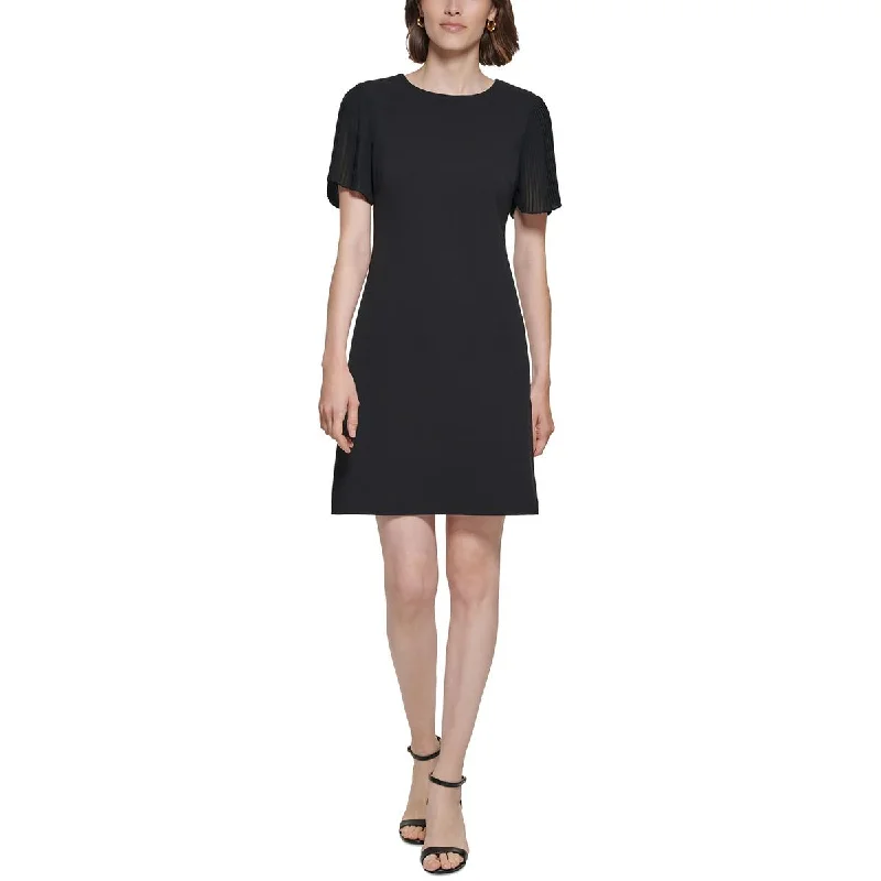 Price Rollback ruffle dressTommy Hilfiger Womens Plus Party Short Shift Dress