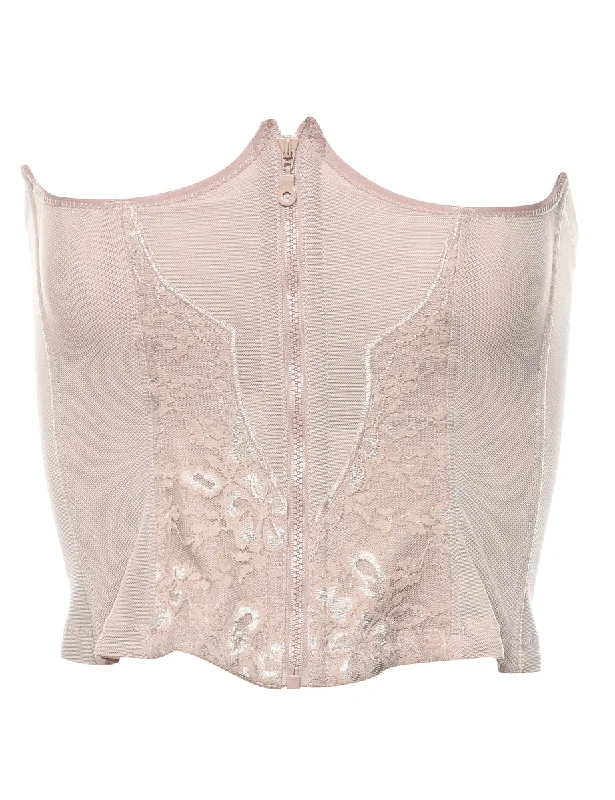 Super Deal soft shell jacketLight Brown Bustier - XS