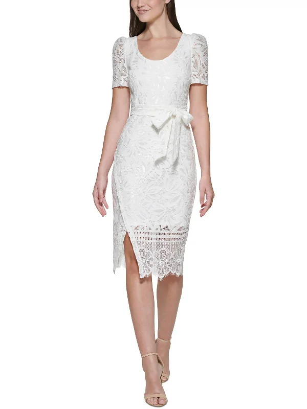 Early Access relaxed fit dressWomens Lace Midi Sheath Dress