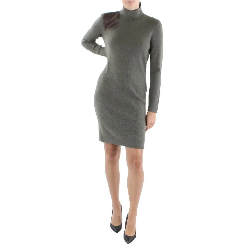 Limited Quantity velvet dressLauren Ralph Lauren Womens Wool Mini Mockneck Sweaterdress