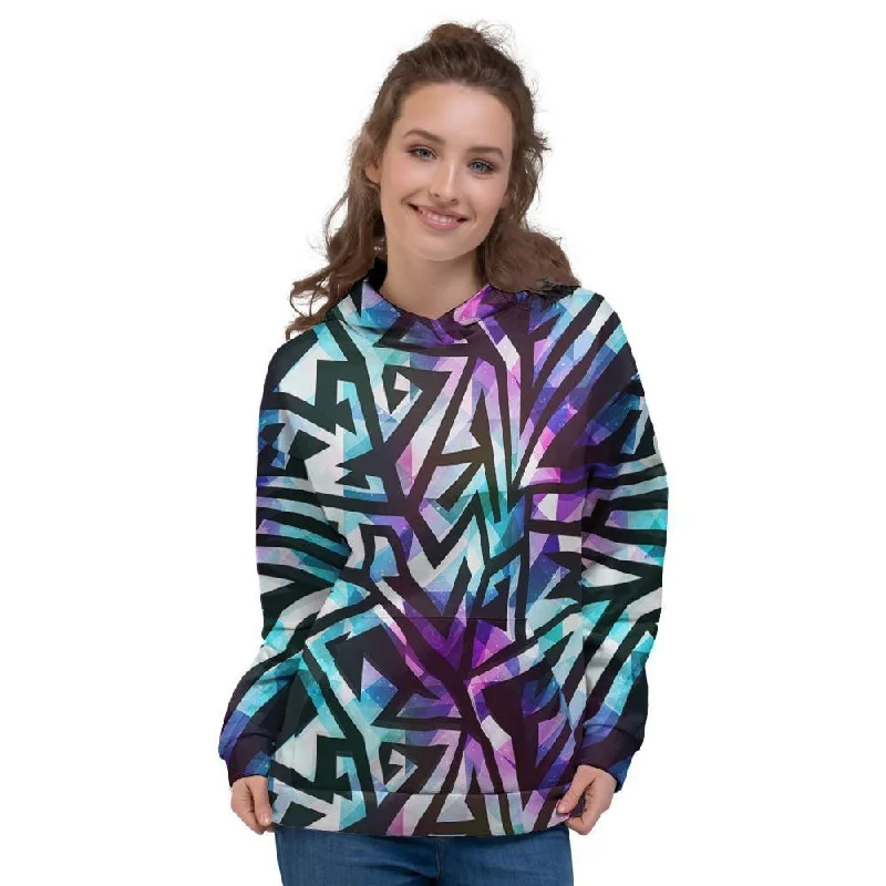 Special Savings Galaxy Geometric Women's Hoodie