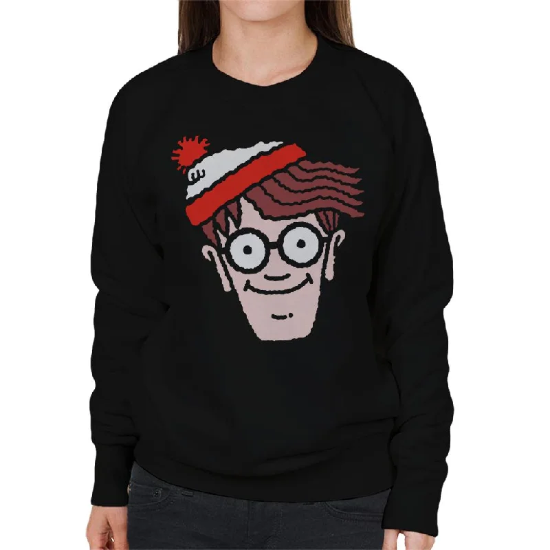 Exclusive Savings bold workout sweatshirtWhere's Wally Character Head Women's Sweatshirt