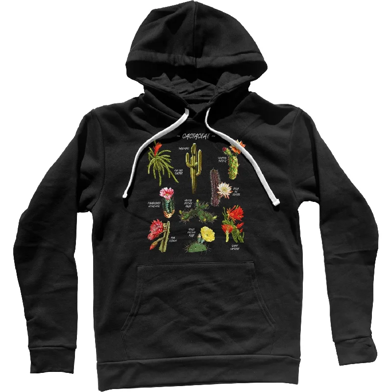 Limited Stock Cactus Botanical Chart Unisex Hoodie