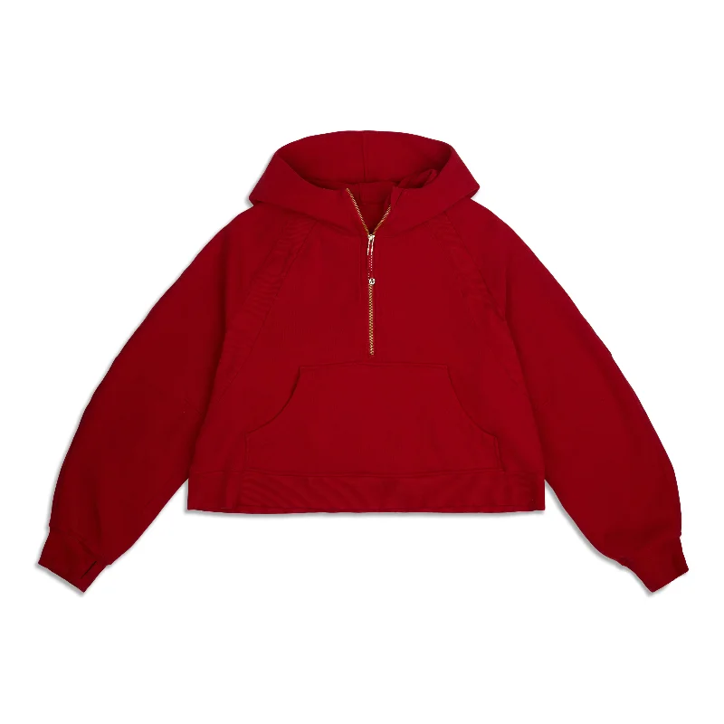 Clearance Event Scuba Oversized Half-Zip Hoodie - Resale