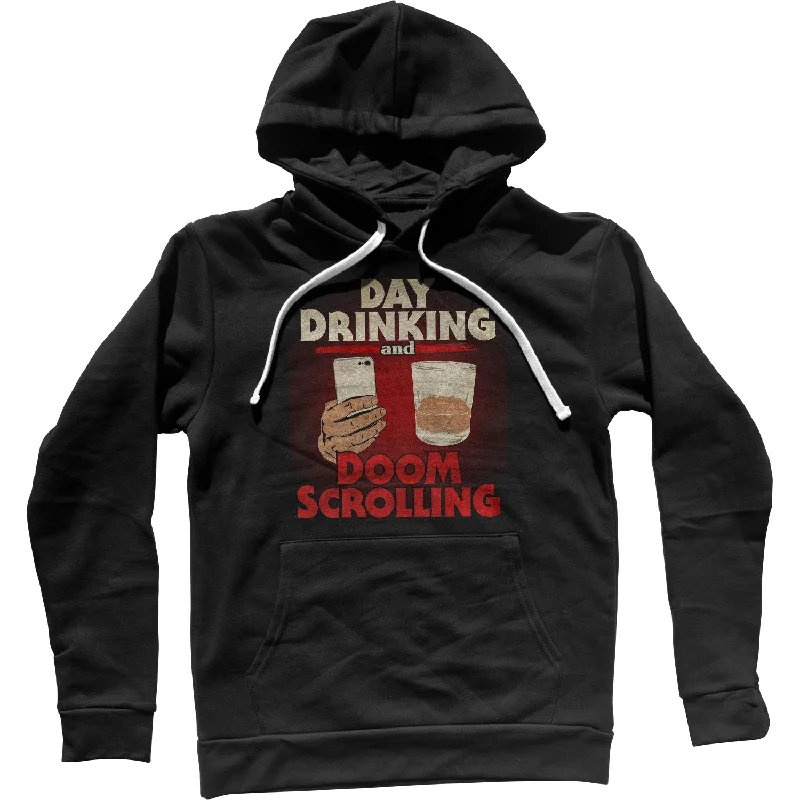 New Arrival Day Drinking and Doom Scrolling Unisex Hoodie