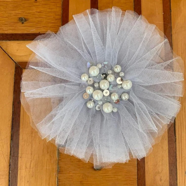 Value Deals tiered dressSky Blue Tulle Clip or Headband