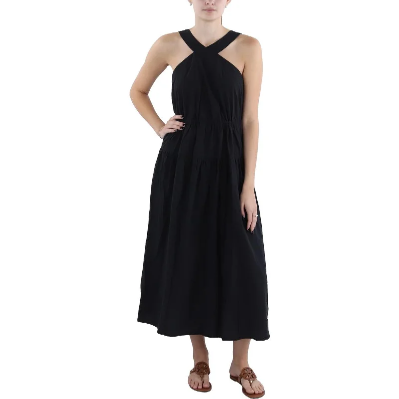 New Markdowns bohemian dressMadewell Womens Halter Tiered Midi Dress
