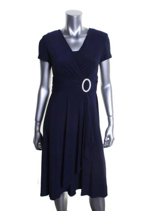 Price Cut romantic dressWomens Matte Jersey Knee-Length Cocktail Dress