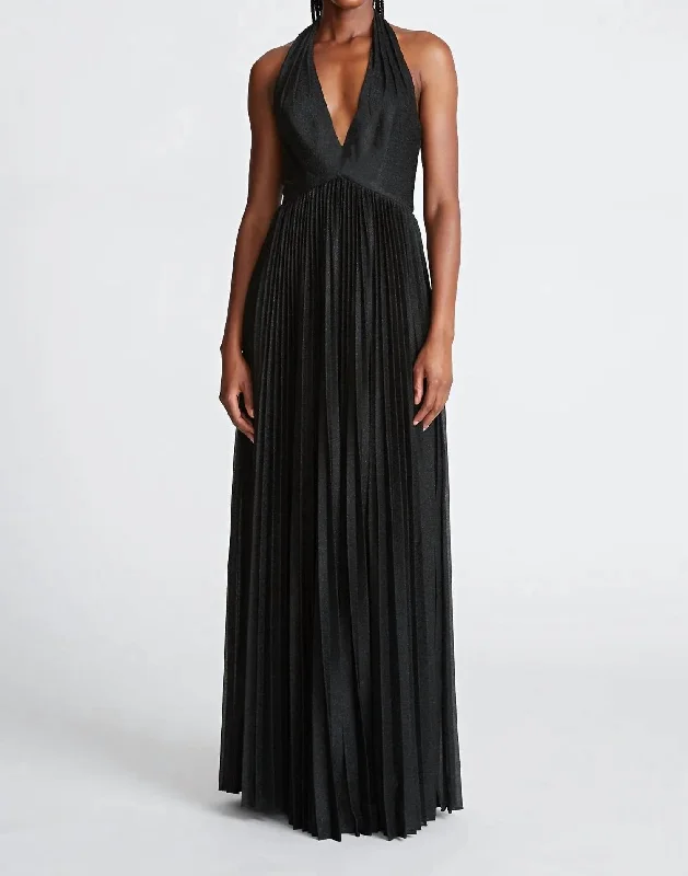 Discount Mania high-waisted dressTiffany Gown In Black