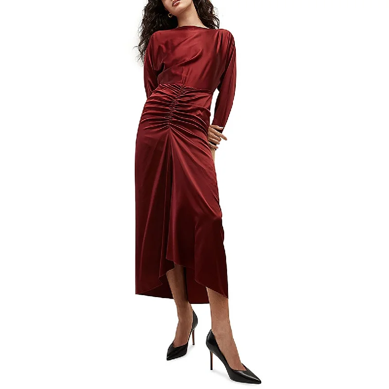 Year-End Sale classic fit-and-flare dressVeronica Beard Womens Maro Sabri Silk Blend Ruched Midi Dress Year-End Sale classic fit-and-flare dressVeronica Beard Womens Maro Sabri Silk Blend Ruched Midi Dress