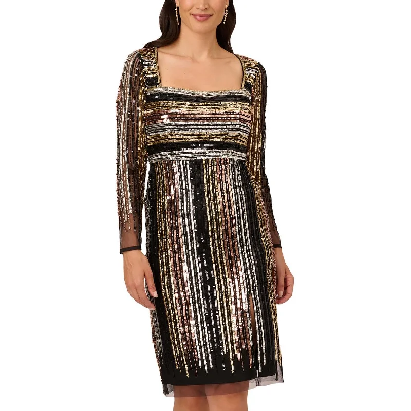 Early Access trendy bodycon dressAdrianna Papell Womens Sequined Midi Cocktail And Party Dress Early Access trendy bodycon dressAdrianna Papell Womens Sequined Midi Cocktail And Party Dress