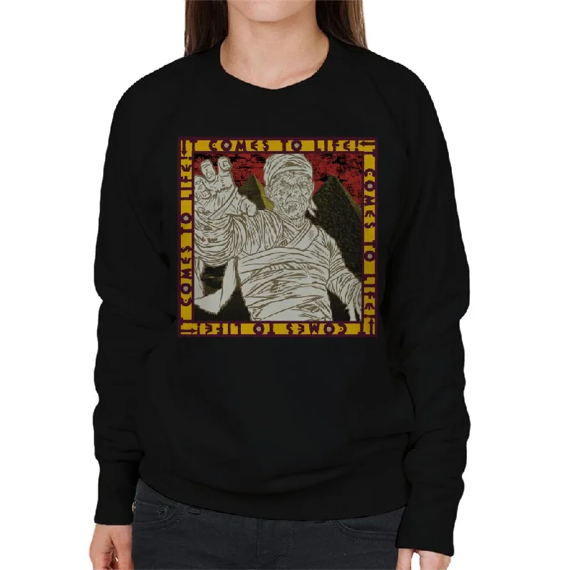 Best Deals comfy workout wear hoodieThe Mummy It Comes To Life Women's Sweatshirt