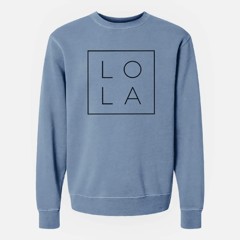 Sneak Peek Sale performance hoodie for gymLola Boxed - Unisex Pigment Dyed Crew Sweatshirt Sneak Peek Sale performance hoodie for gymLola Boxed - Unisex Pigment Dyed Crew Sweatshirt