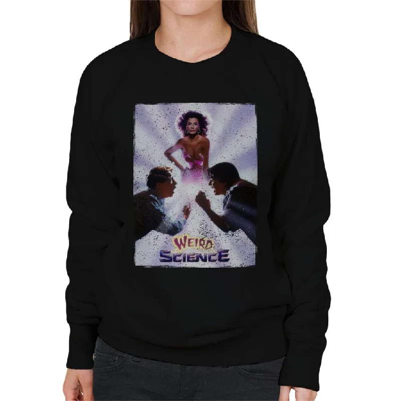Bargain Bin athletic style hoodieWeird Science Theatrical Poster Women's Sweatshirt