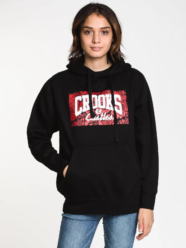 Now or Never CROOKS & CASTLES ROSES CORE LOGO PULLOVER HOODIE  - CLEARANCE