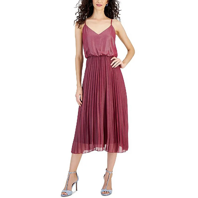 Savings Event cocktail dressSam Edelman Womens Metallic Midi Maxi Dress