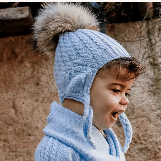 Act Fast stylish party dressRahigo Baby Blue Flap Hat