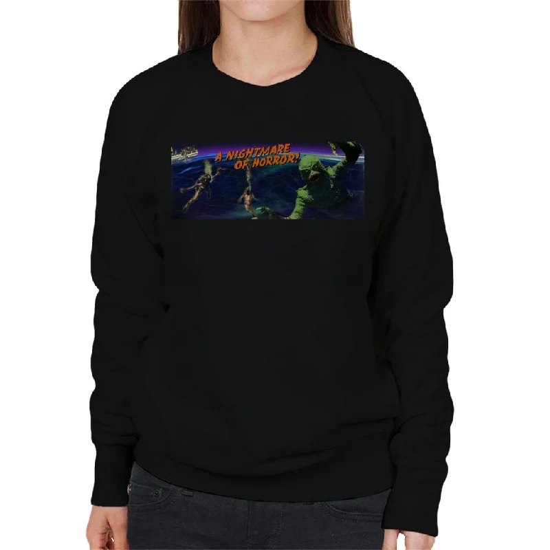 Bargain Prices stylish training hoodieCreature From The Black Lagoon Nightmare Horror Women's Sweatshirt