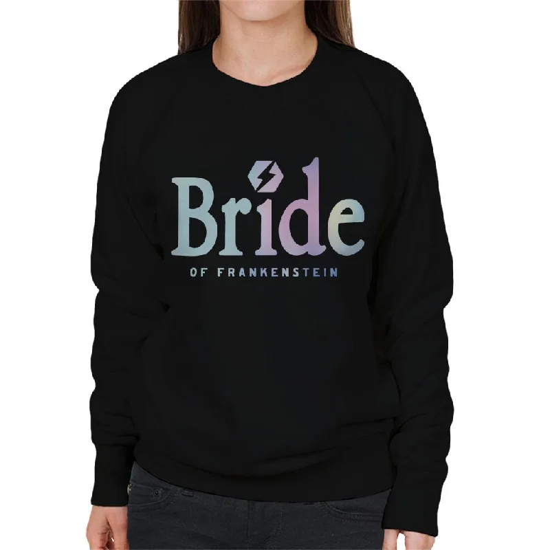Limited Availability workout-ready hoodieBride Of Frankenstein Gradient Logo Women's Sweatshirt