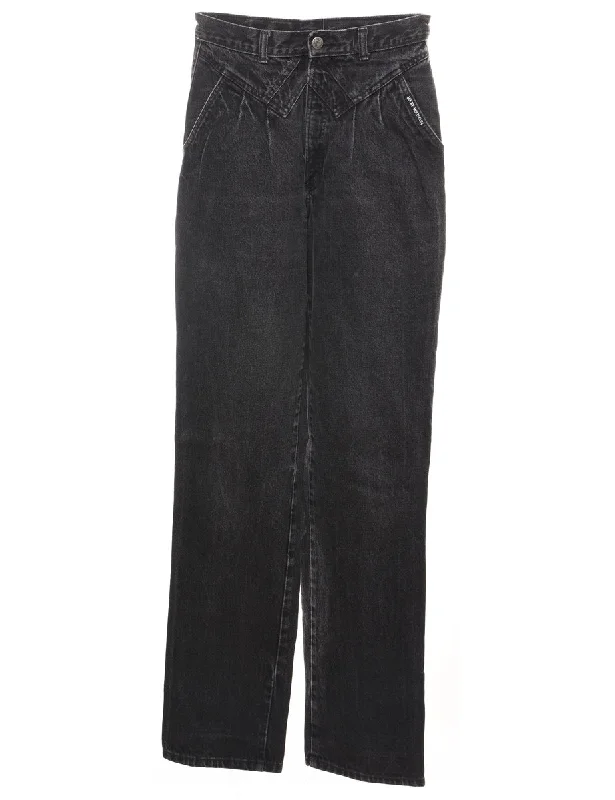 Today’s Deal casual coat jacketBlack Distressed Tapered Jeans - W26 L33