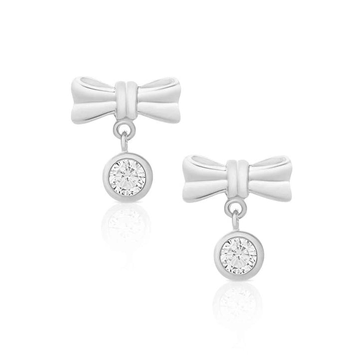Price Reduction flowy maxi dressLily Nily Bow CZ Drop Earrings