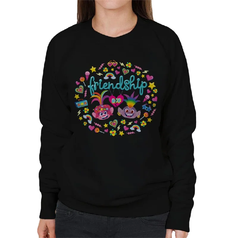 Today Only eco-friendly sports hoodieTrolls Poppy And Queen Barb Friendship Women's Sweatshirt