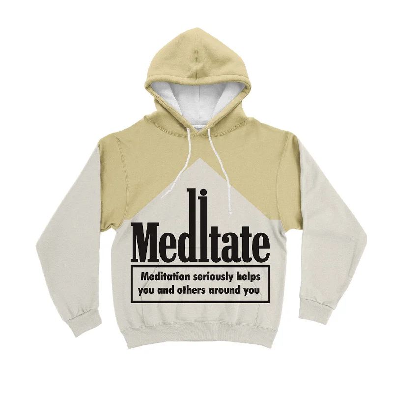 Limited Edition Meditate All Over Print Unisex Hoodie