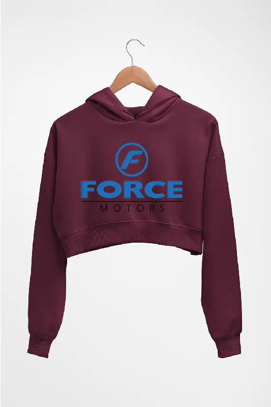 Sale Event zippered hoodieForce Motors Crop HOODIE FOR WOMEN