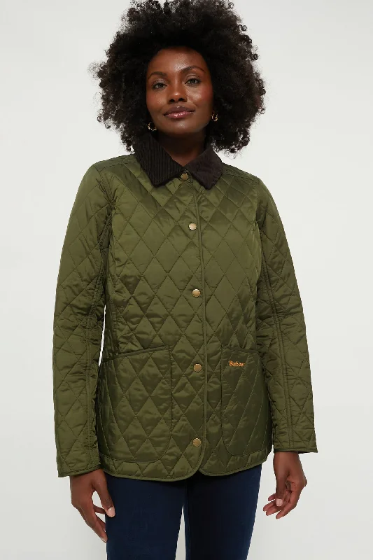 Savings Event chic lightweight jacketOlive Annandale Quilted Jacket