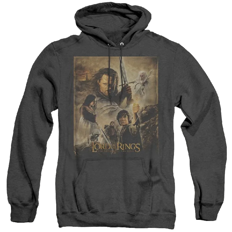 Deep Discounts comfy hoodieLord Of The Rings Trilogy, The Rotk Poster - Heather Pullover Hoodie
