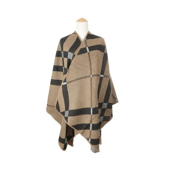 Early Access vintage puffer jacketStripe Asymmetrical Poncho