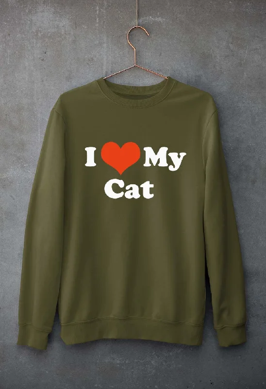 The Best Prices modern athletic hoodieI Love My Cat Unisex Sweatshirt for Men/Women